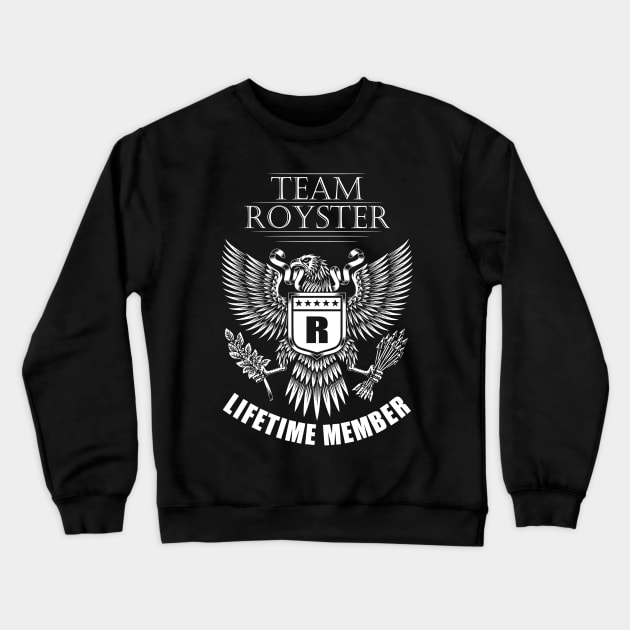 Royster Crewneck Sweatshirt by Ban Guns Not Books- Typography fullcolor